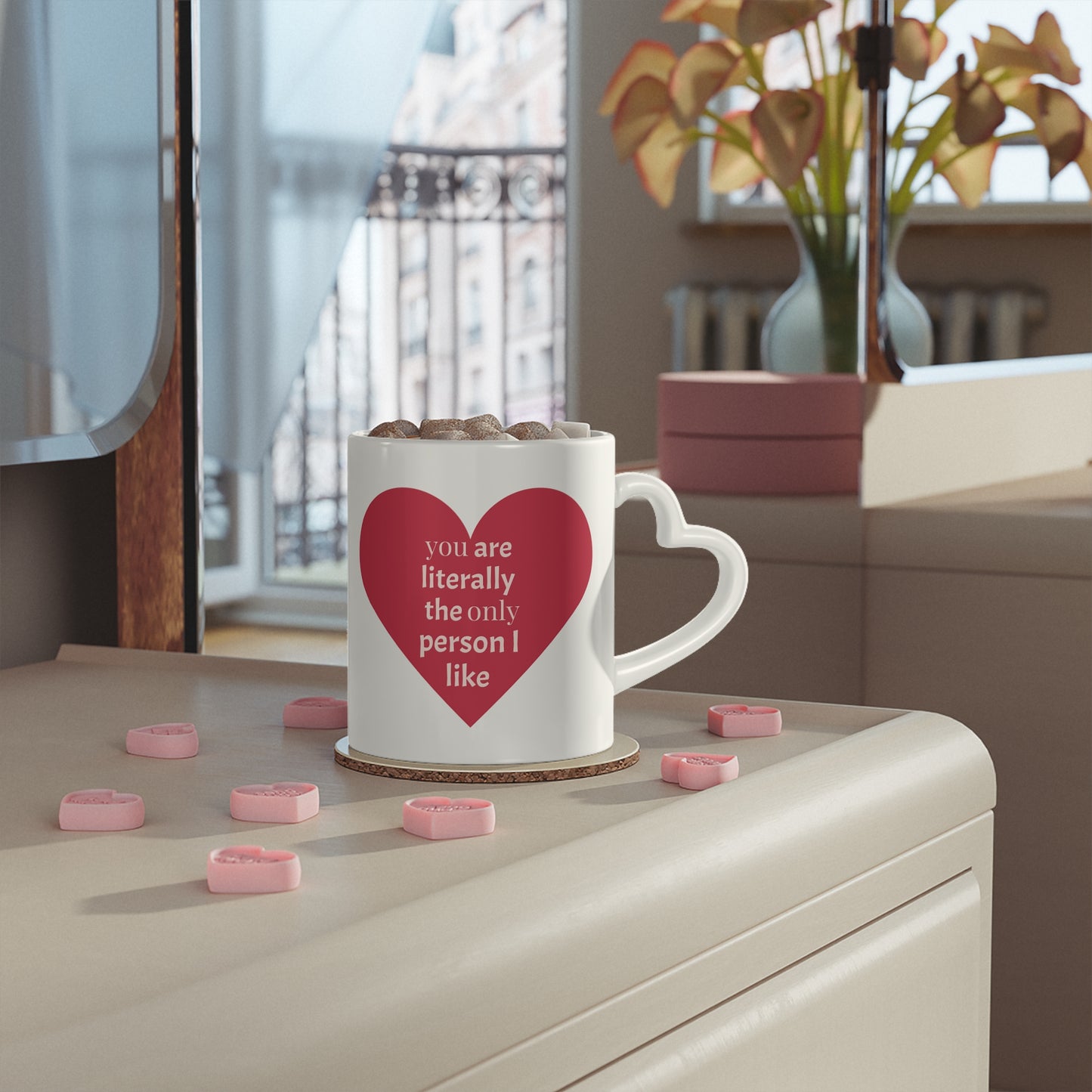 Heart-Shaped Mug